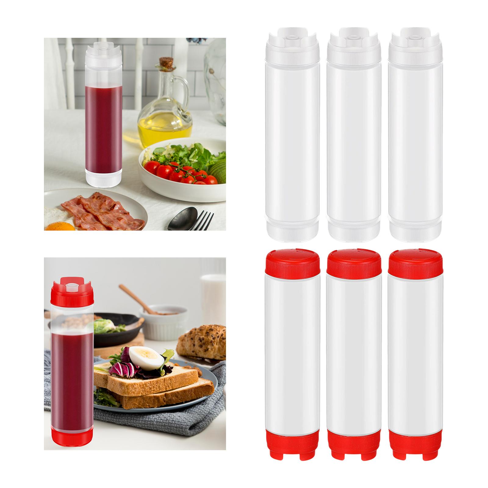 Condiment Squeeze Bottle - 3 Pieces Condiment Squeeze Bottles Empty