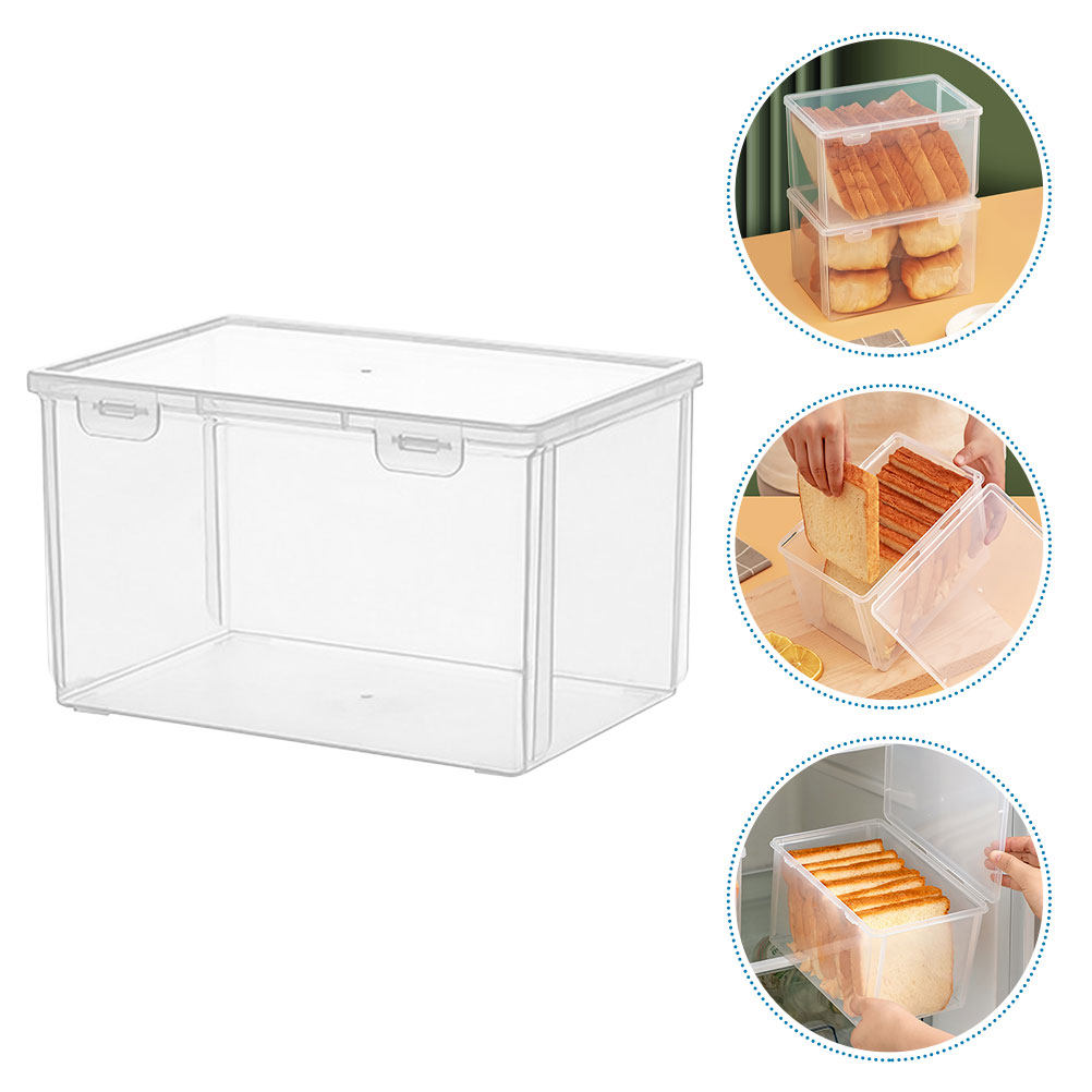Food Storage Containers Plastic Box - Food Grade Plastic Bread Storage Box