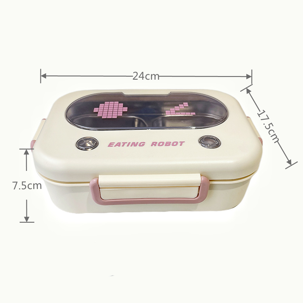 Food Storage Prep Containers - Thermal Bento Box Stainless Steel Lunch
