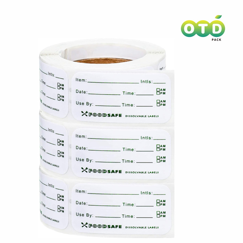 Food Storage Labels - 300/pcs Food Storage Labels Adhesive Removable