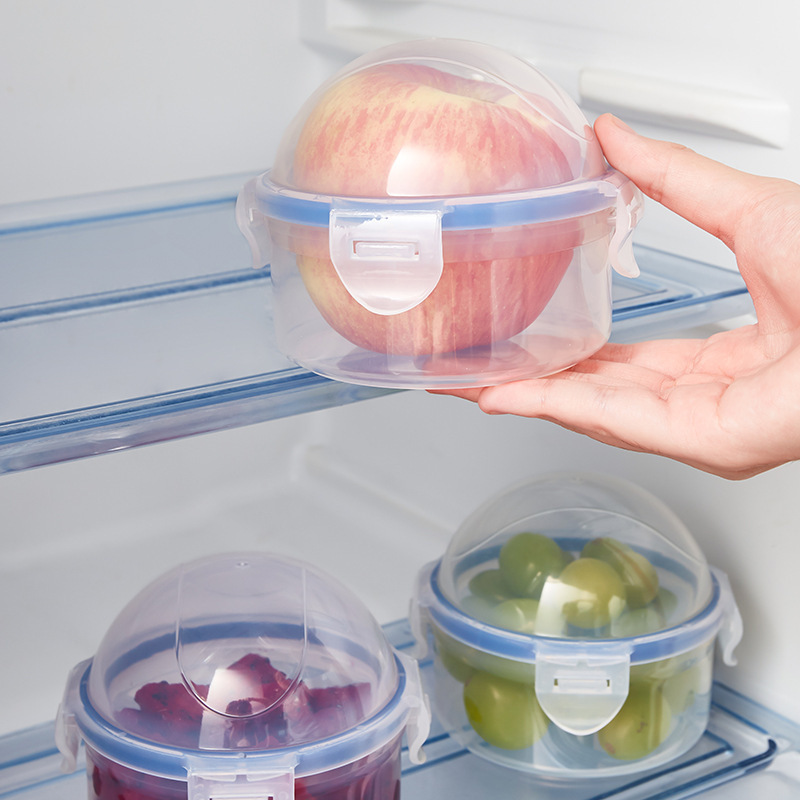 Food Storage Prep Containers - mini apple shaped food storage container