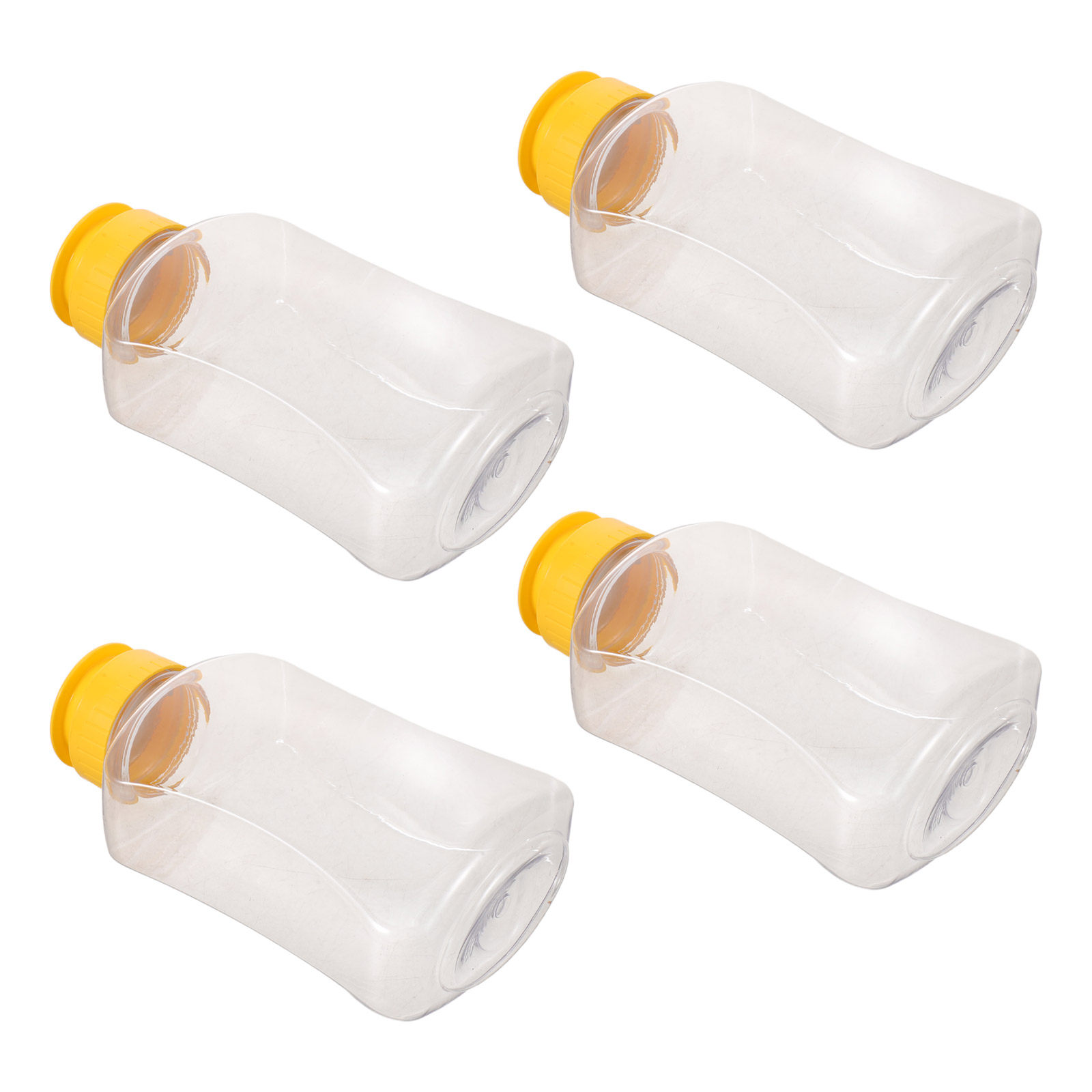 Condiment Squeeze Bottle - 4Pcs 180Ml Honey Squeeze Bottle Plastic