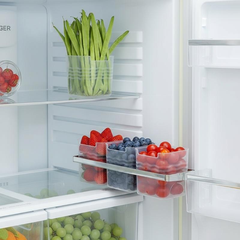 Food Storage Containers Plastic Box - 4Pcs Food Grade Refrigerator Storage Boxes