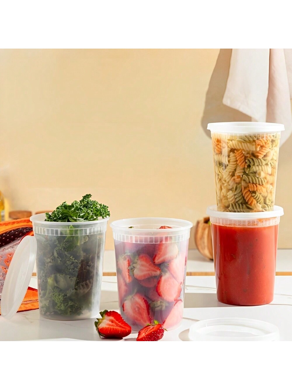 24Pack 32oz Deli Containers wi - Food Storage Prep Containers review and price