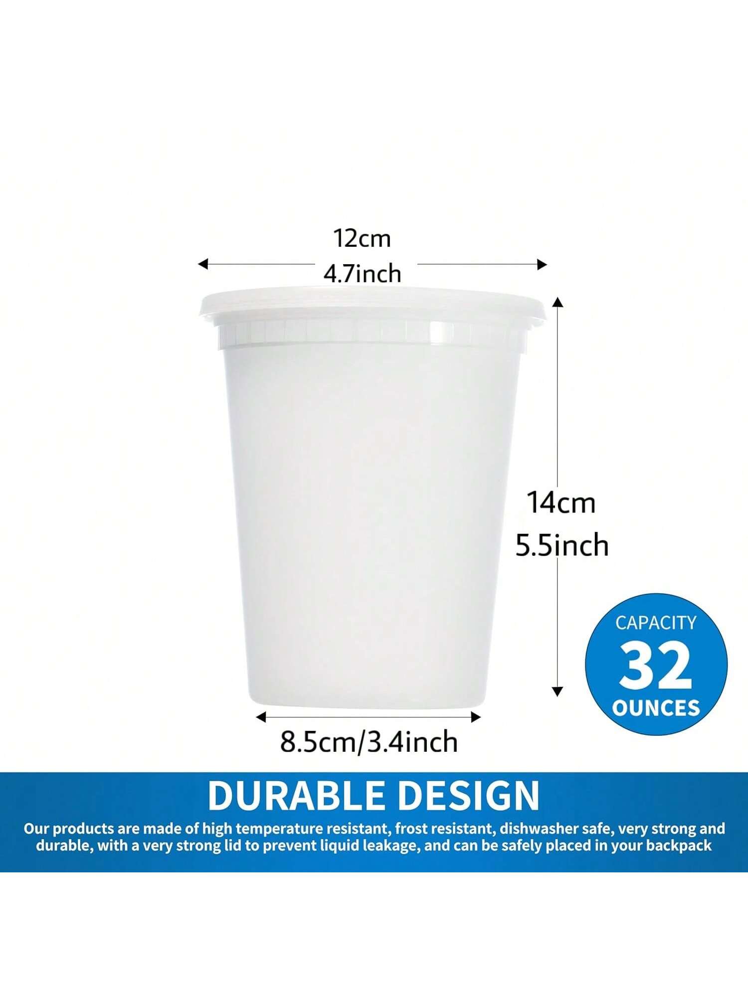 24Pack 32oz Deli Containers wi - Food Storage Prep Containers review and price