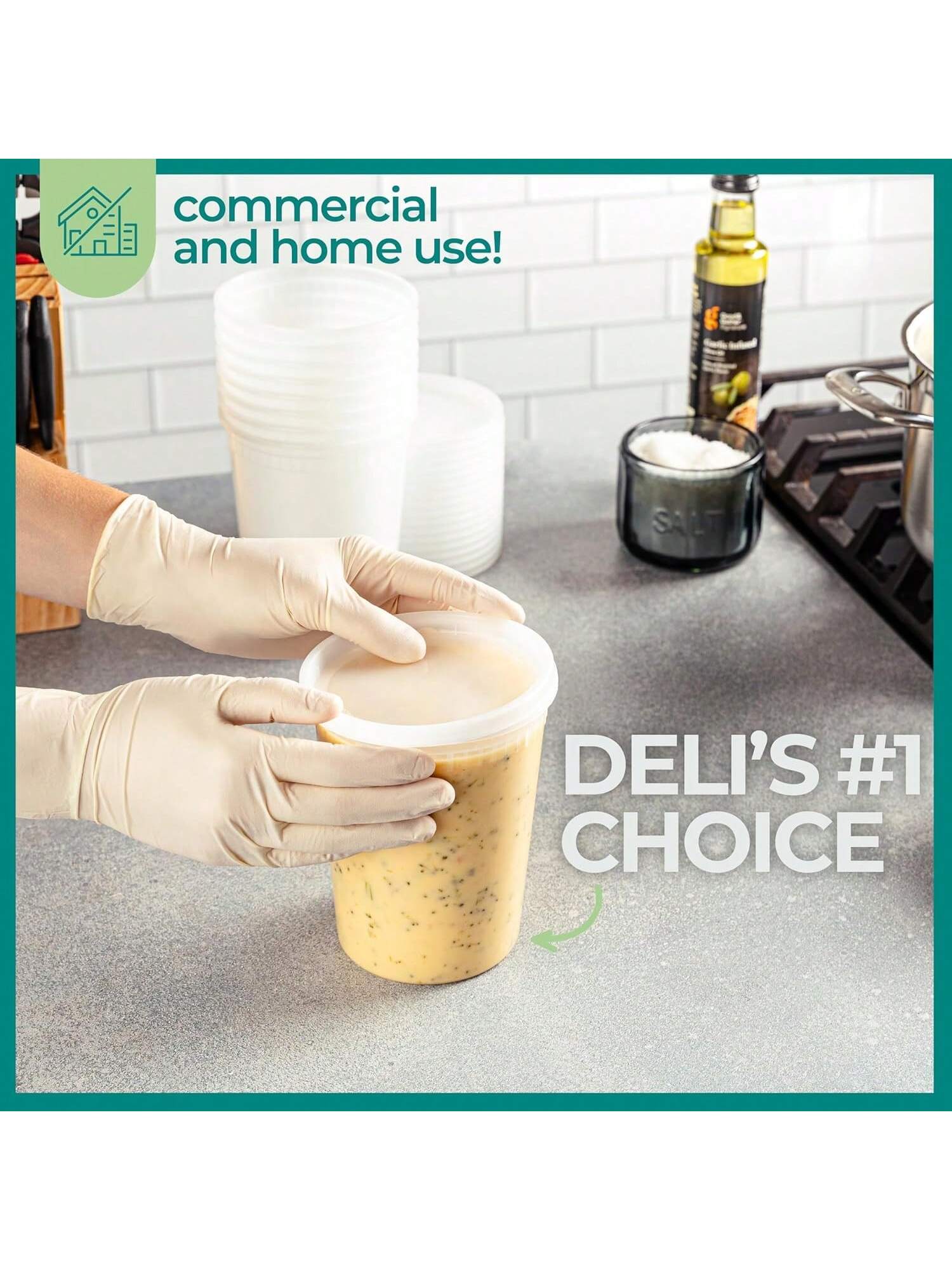 24Pack 32oz Deli Containers wi - Food Storage Prep Containers review and price