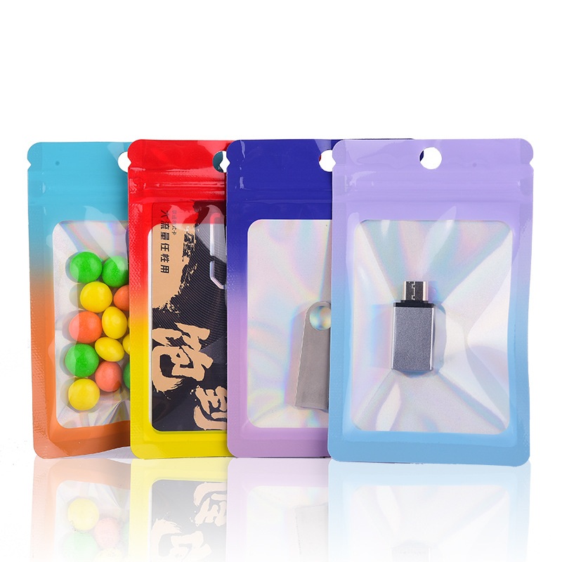 1000Pcs Laser Color Gradient Z - Food Storage In Mylar Bags review and price