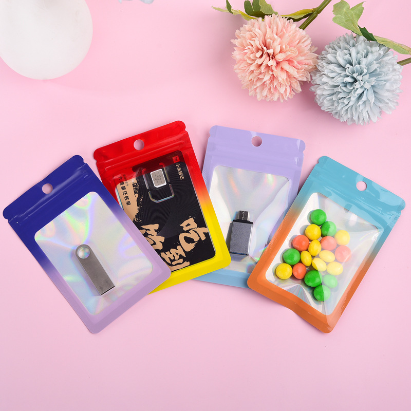 1000Pcs Laser Color Gradient Z - Food Storage In Mylar Bags review and price