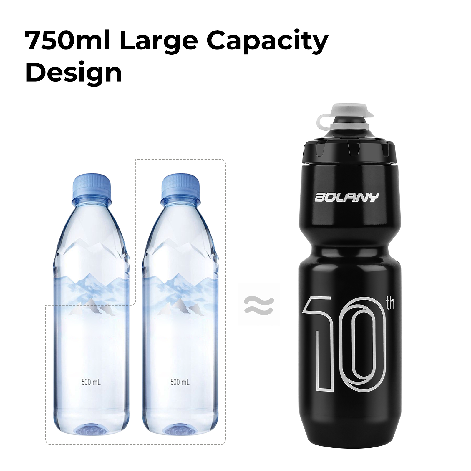 BOLANY 750ML Sports Bottle 10t - Condiment Squeeze Bottle review and price