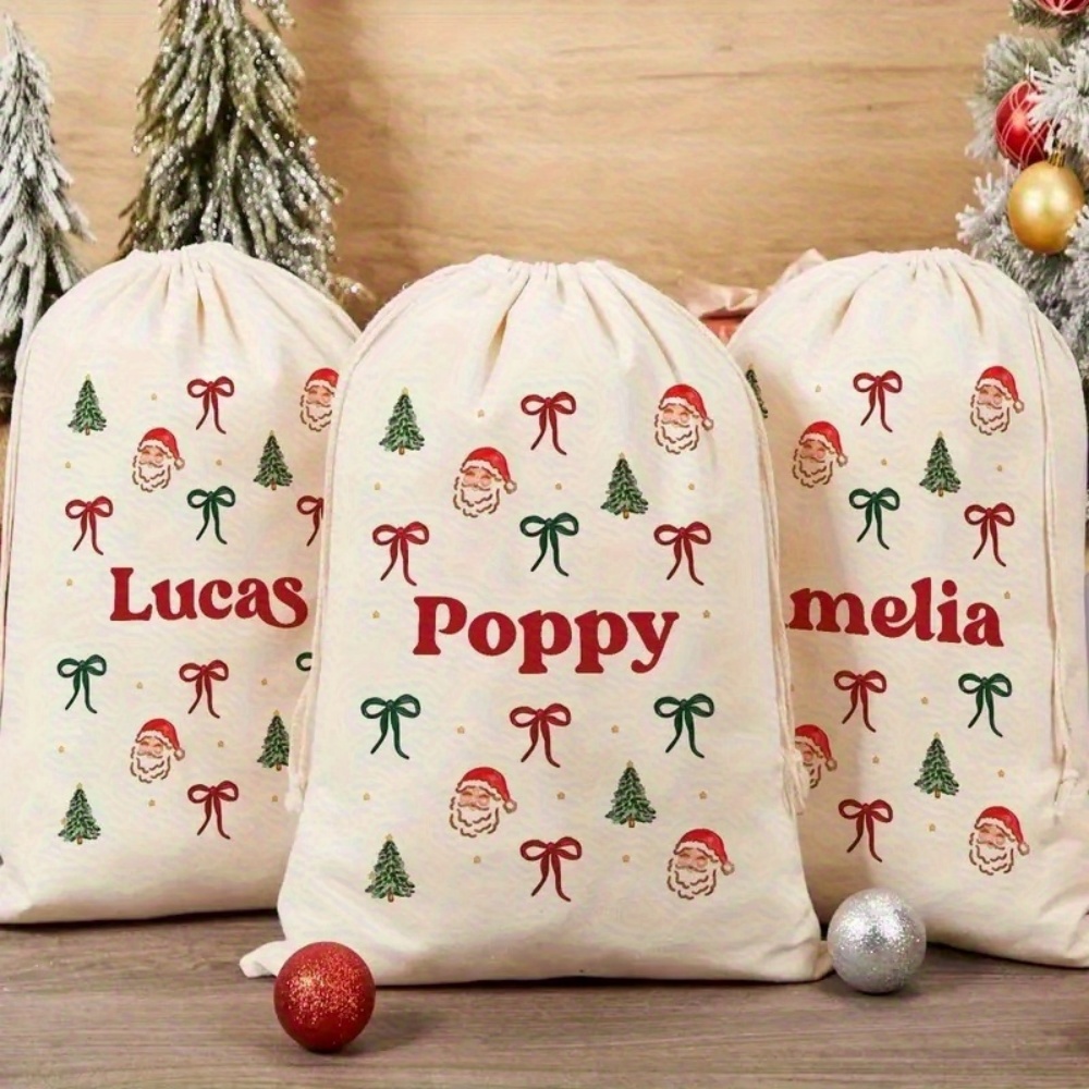 Personalised Simple Santa & Ch - Food Storage Name review and price