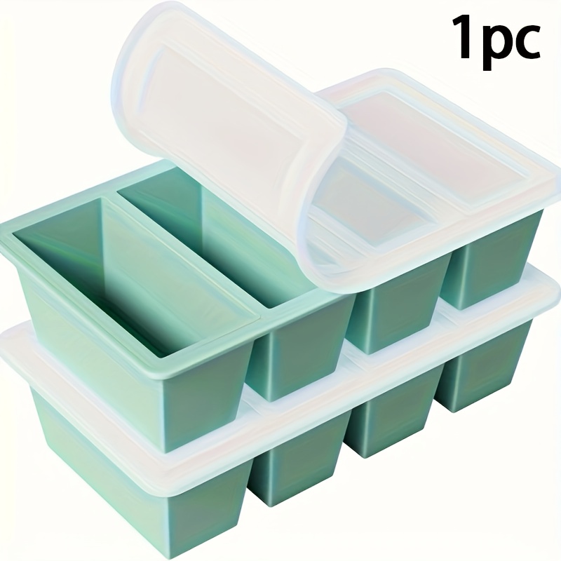 1pc Silicone Freezer Tray with - Food Storage Prep Containers review and price