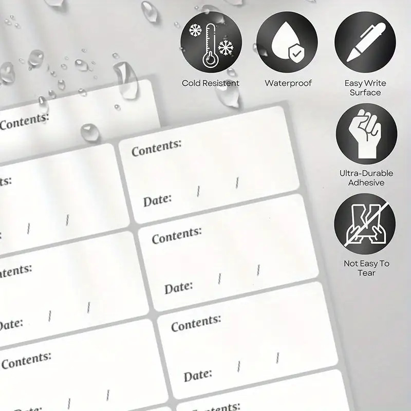 100pcs/10 sheets Waterproof Re - Food Storage Labels review and price