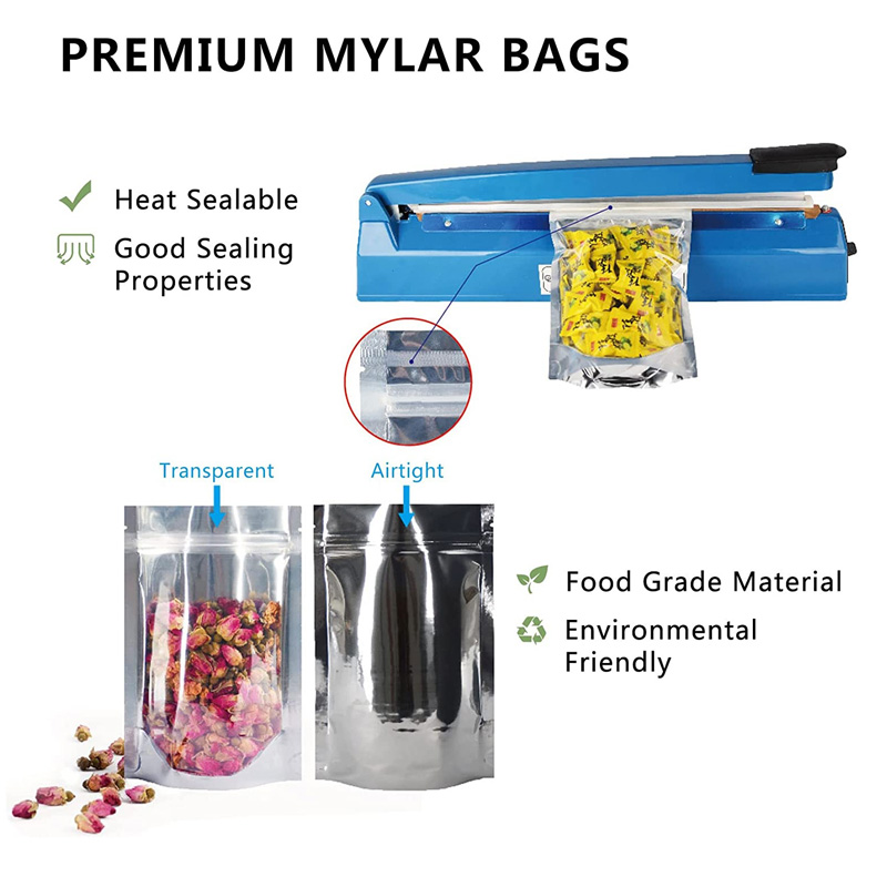 1000Pcs/Lot Mylar Bags for Foo - Food Storage In Mylar Bags review and price
