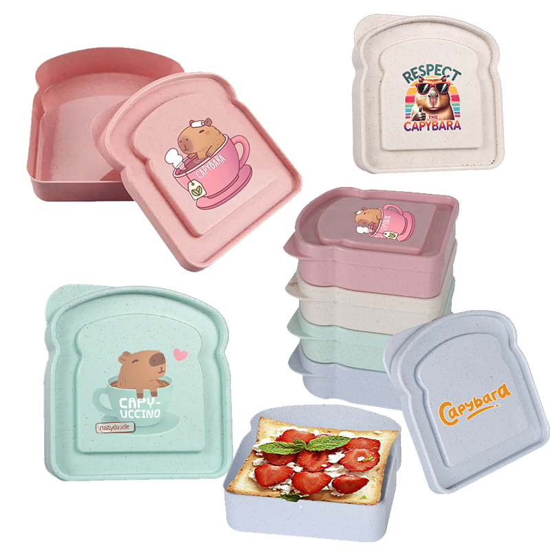 Capybara Sandwich Food Storage - Food Storage Containers Plastic Box review and price