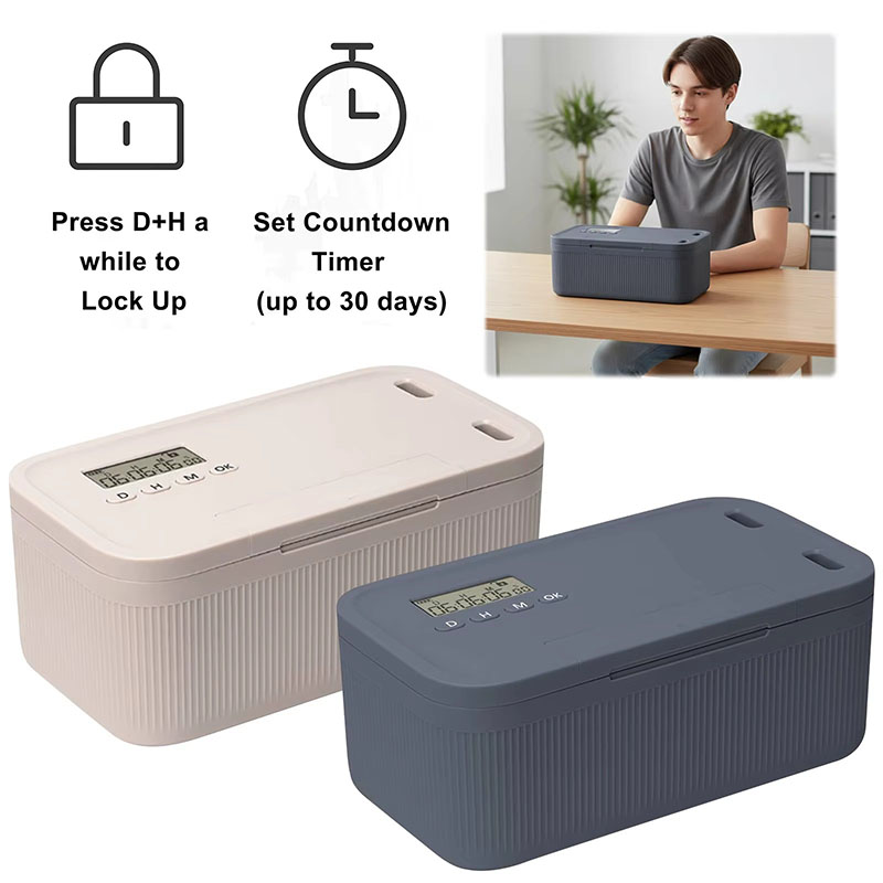 Lock Box with Timer Phone Lock - Food Storage Locker review and price