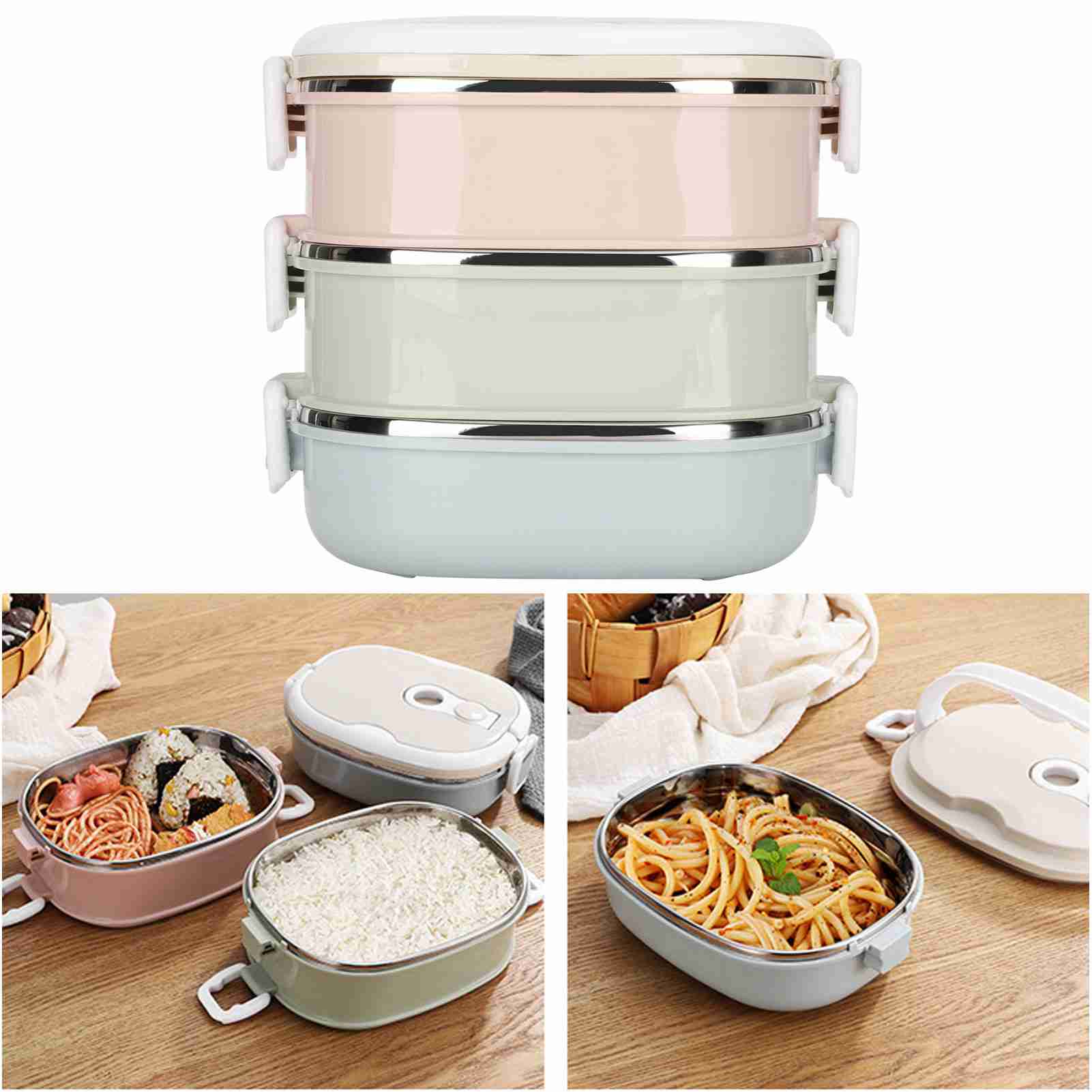 Multi Layer Lunch Box Large Ca - Food Storage Box Large review and price