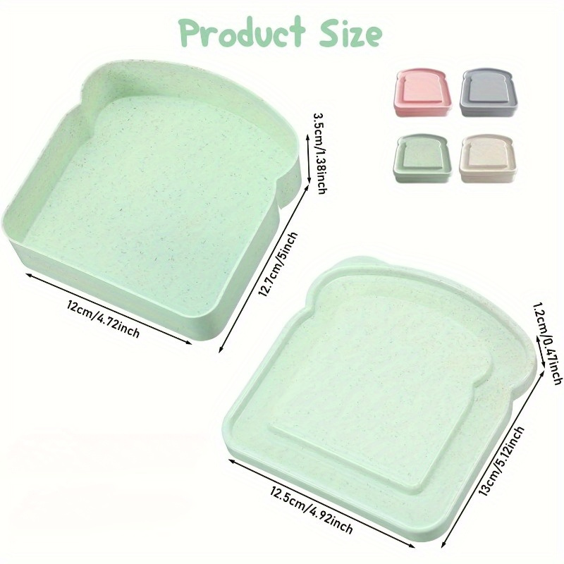1pc Bento Boxes, Sandwich Cont - Food Storage Containers Plastic Box review and price