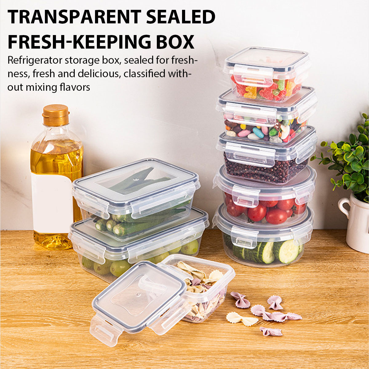 24Pcs/set Food Storage Box Set - Food Storage Containers Plastic Box review and price