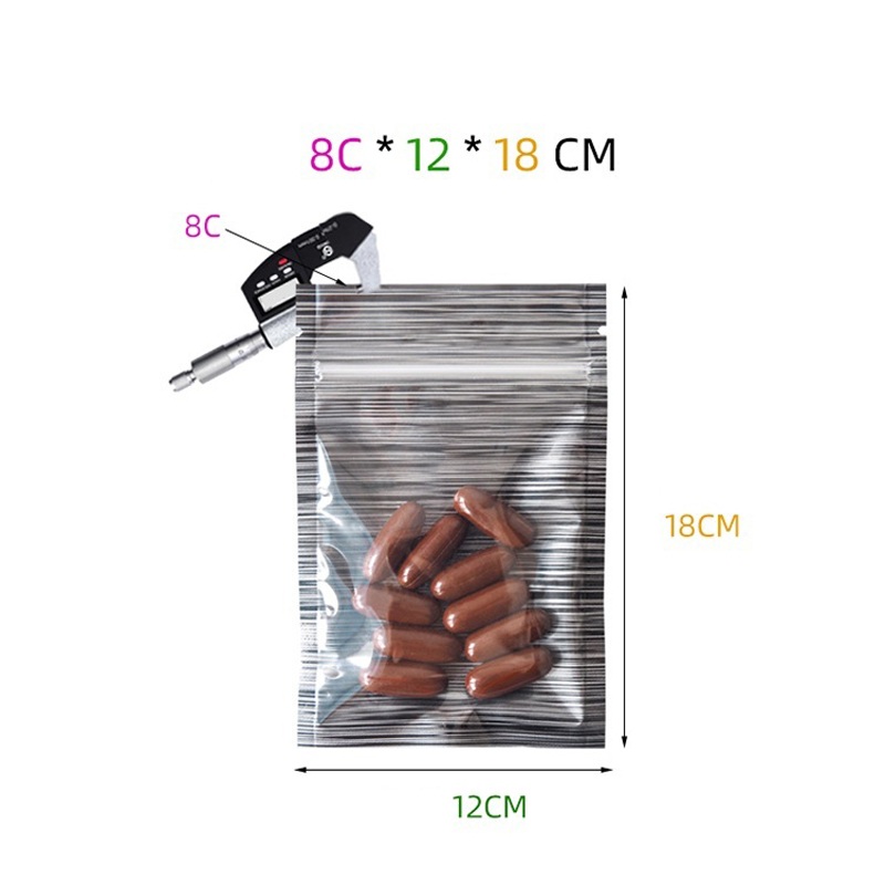 2000Pcs/Lot 4 Size Reclosable  - Food Storage In Mylar Bags review and price