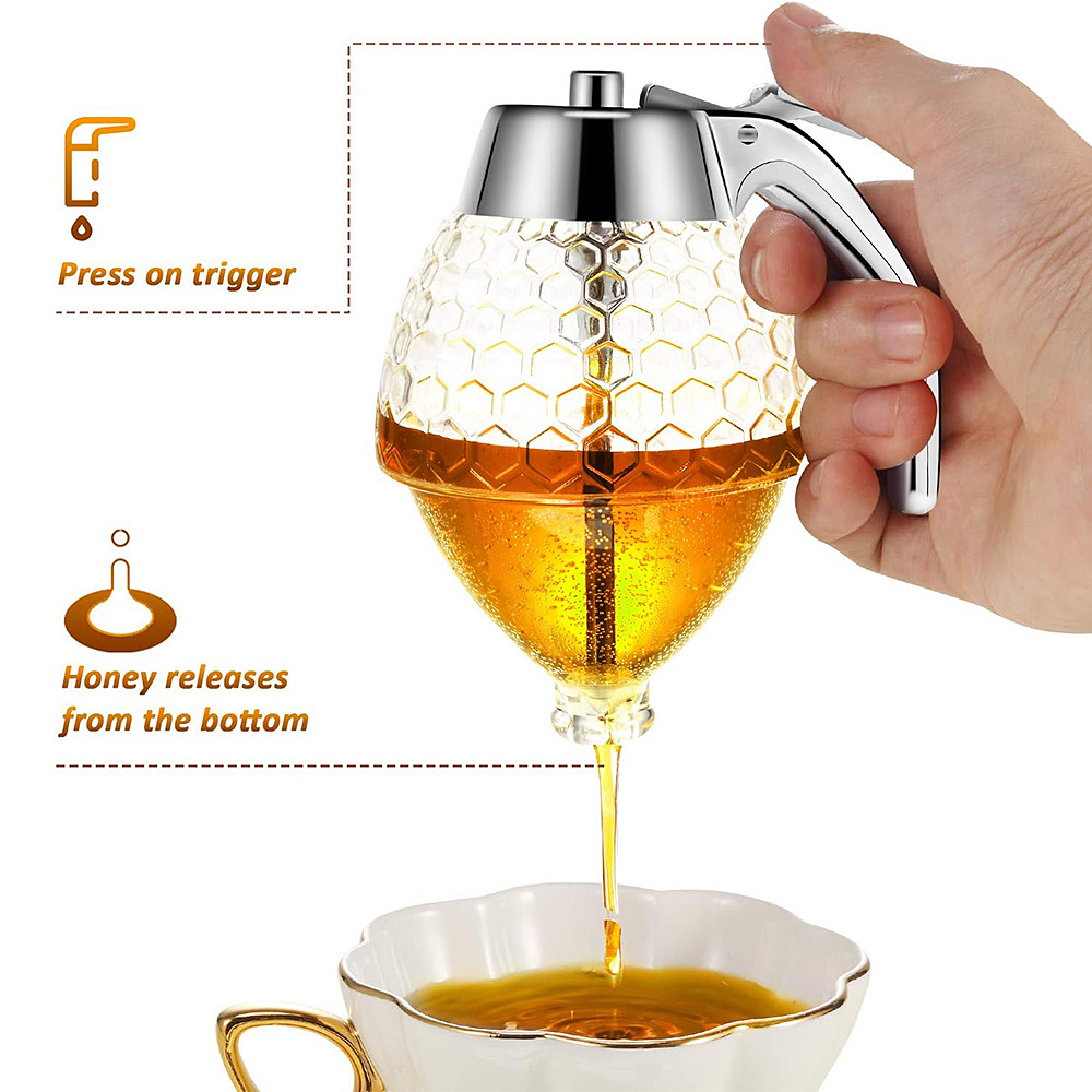 1pc No Drip Honey Dispenser wi - Condiment Squeeze Bottle review and price