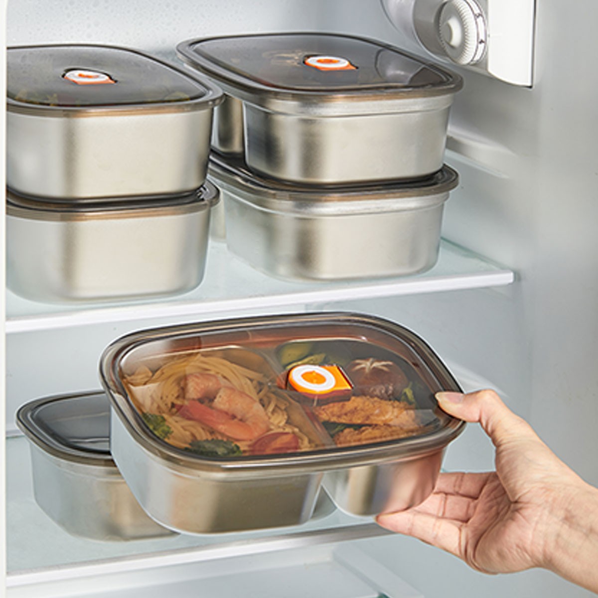 Portable 304 Stainless Steel B - Food Storage Box Large review and price