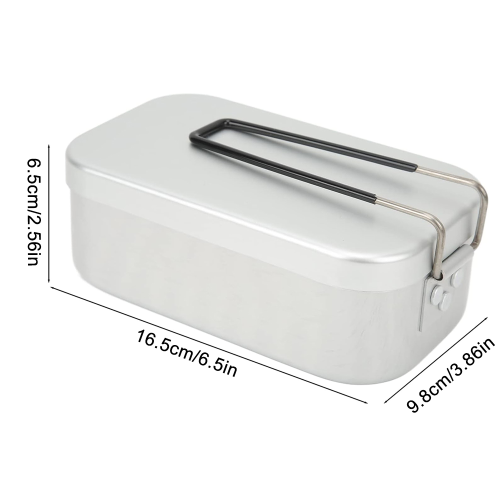 800ML Aluminum Lunch Boxes Out - Food Storage Camping review and price