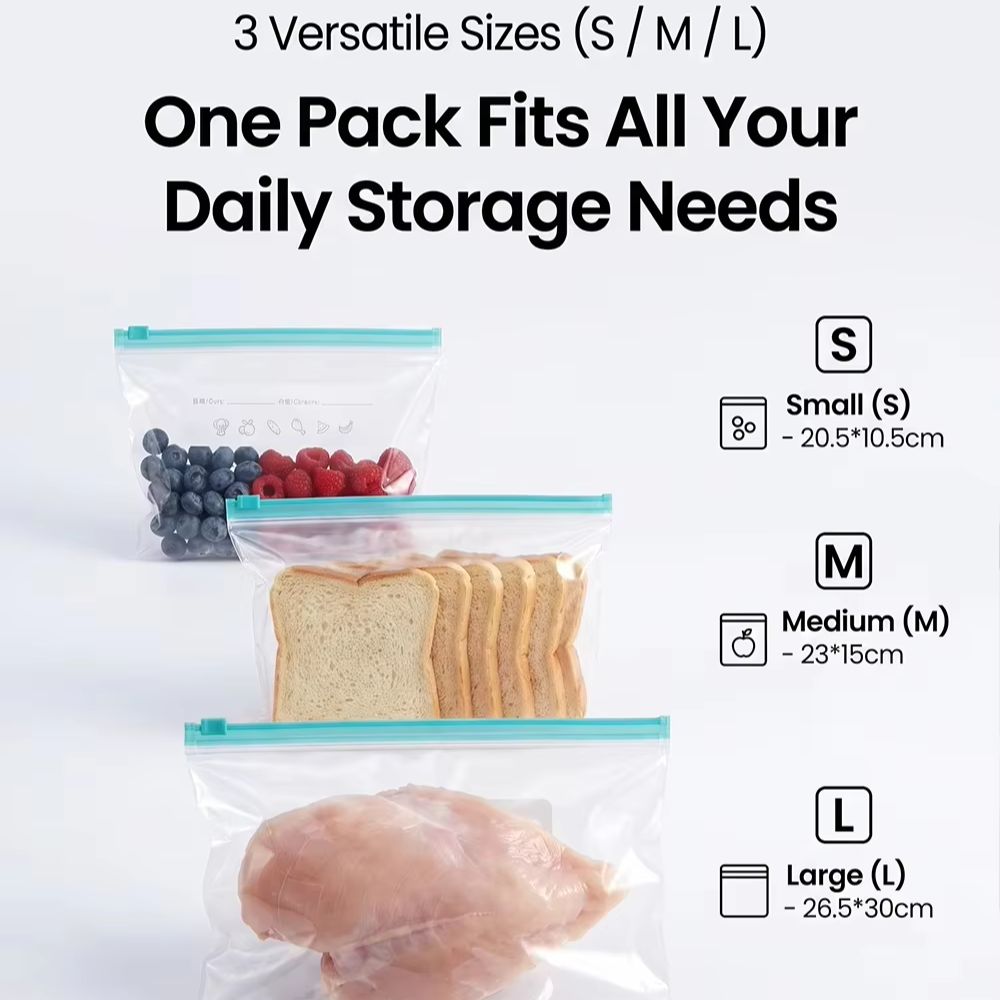 Zip Lock Food Storage Bags Thi - Lock And Lock Food Storage review and price