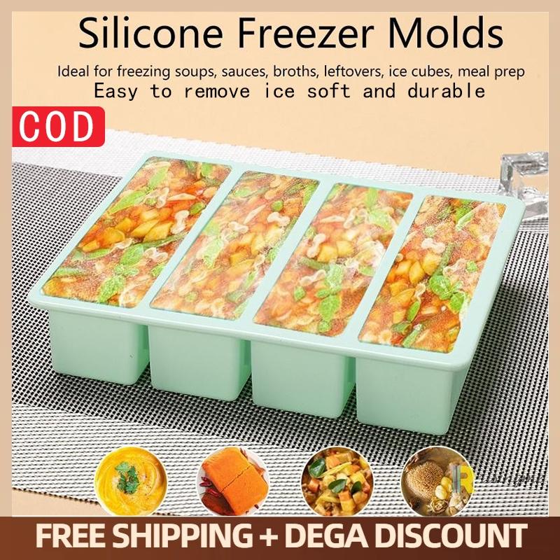 Extra Large Silicone Food Tray - Food Storage Box Large review and price