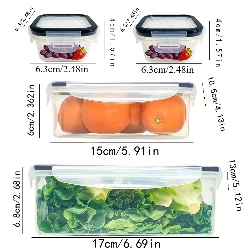 8Pcs Set Includes 4 Containers - Food Storage Camping review and price