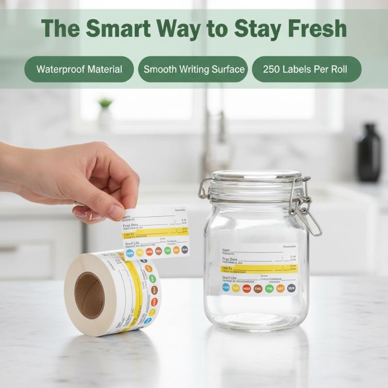 Food Date Labels 250 Pcs Per R - Food Storage Prep Containers review and price