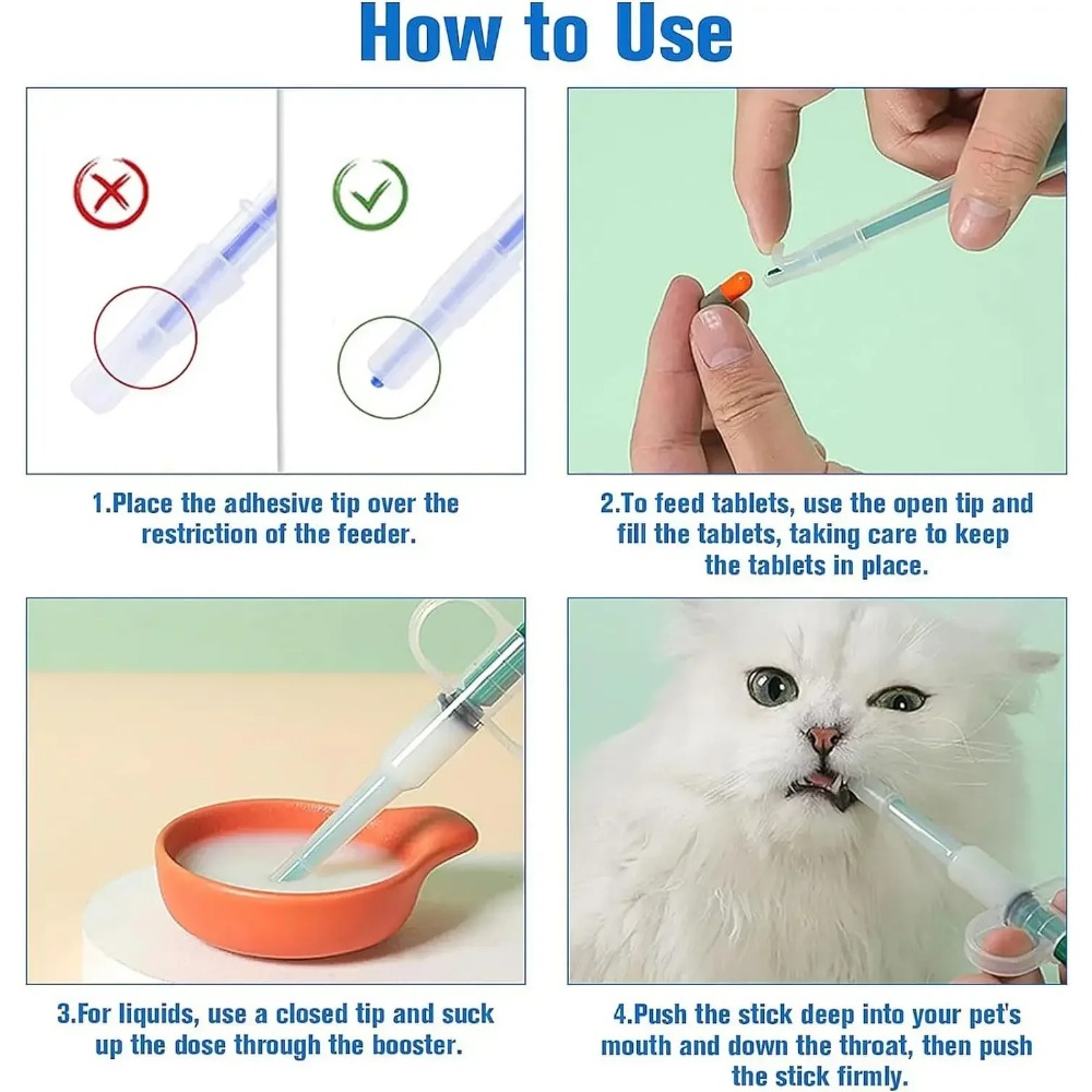 Dog Cat AccessoriesPet Syringe - Food Storage Youtube review and price