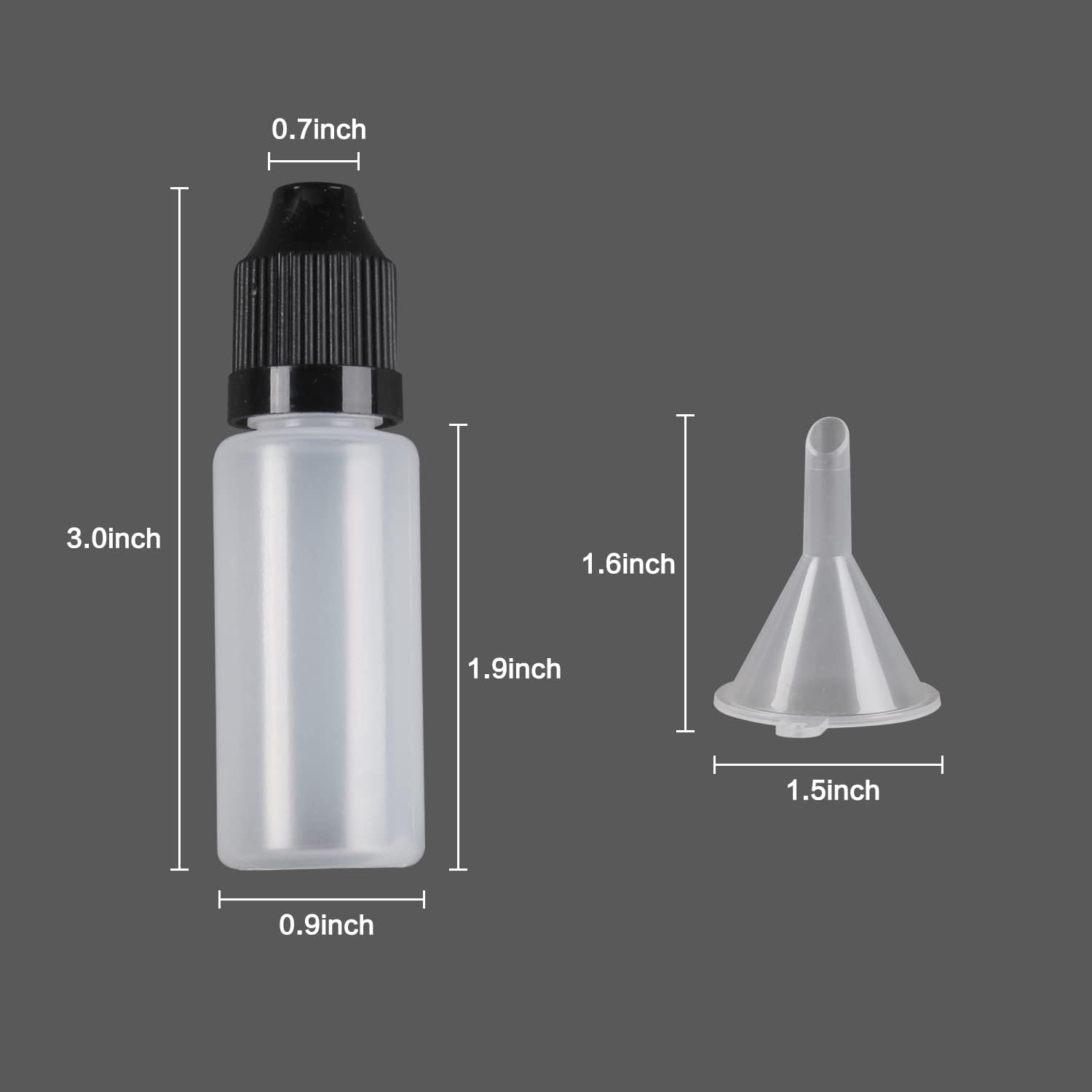 10Pcs  LDPE 15ml Thin Tip Drop - Condiment Squeeze Bottle review and price