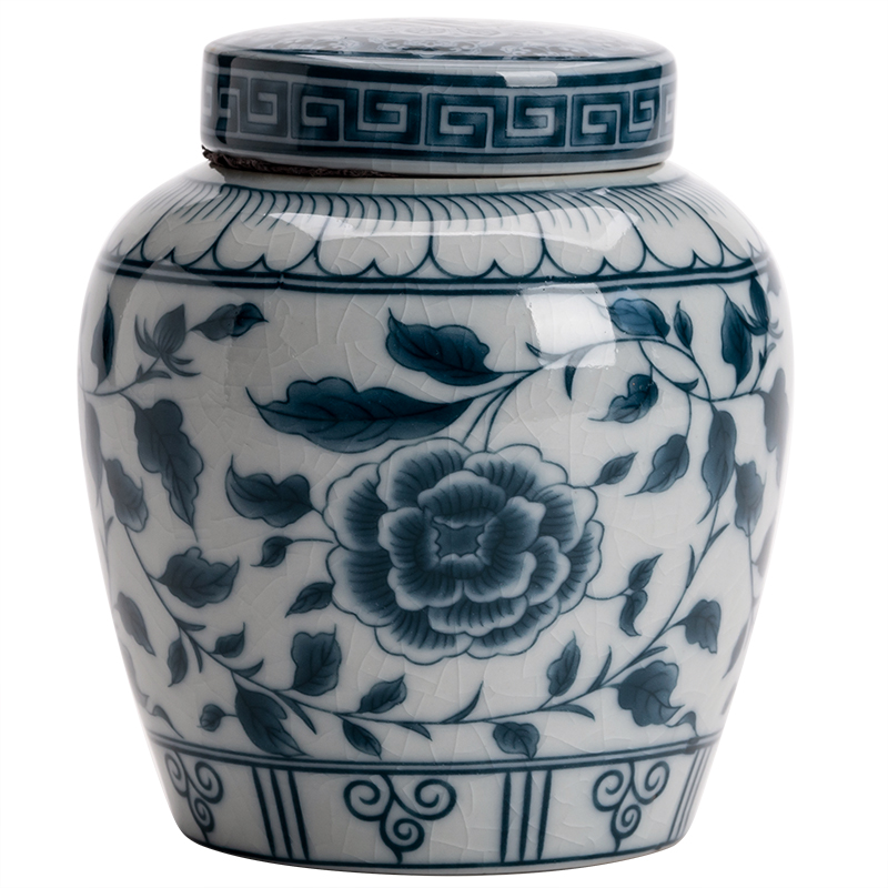 Blue and White Porcelain Tea C - Food Storage Box Large review and price