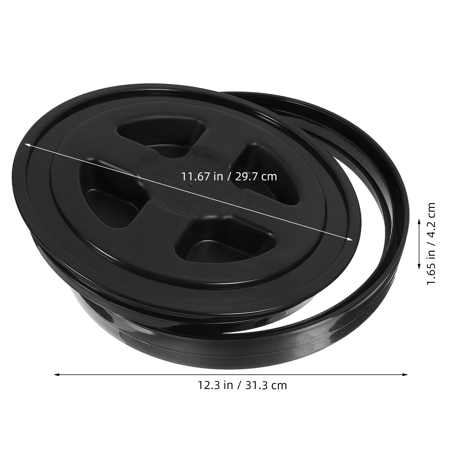 2Pcs Lock Bucket Lid Airtight  - Lock And Lock Food Storage review and price