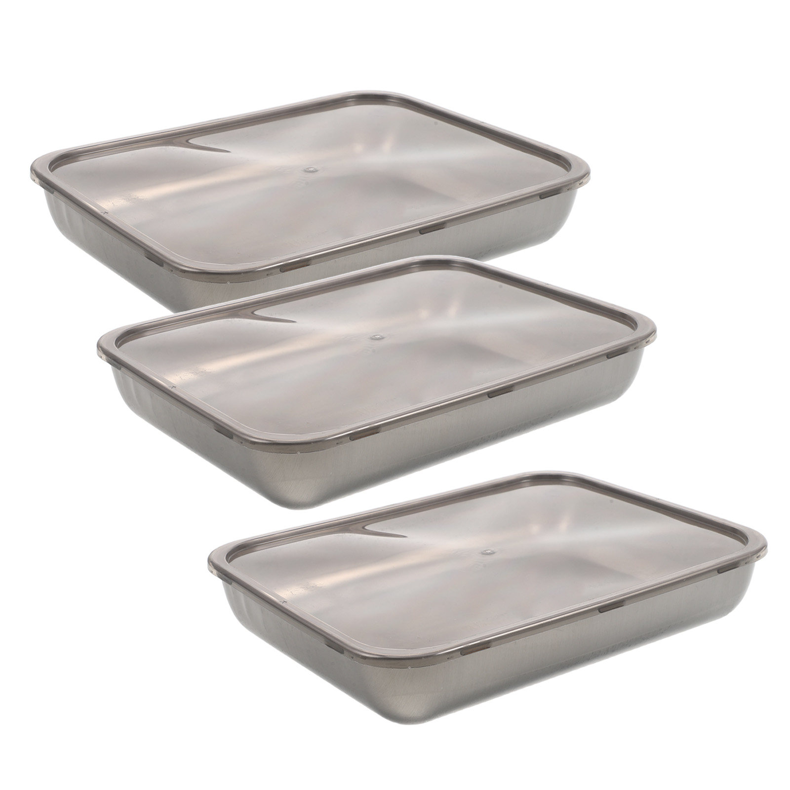 3Pcs Stainless Steel Breading  - Food Storage Prep Containers review and price