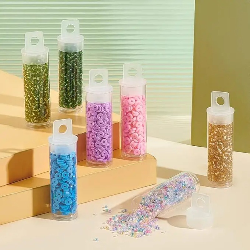 100Pcs Transparent Clear Bead  - Food Storage Youtube review and price