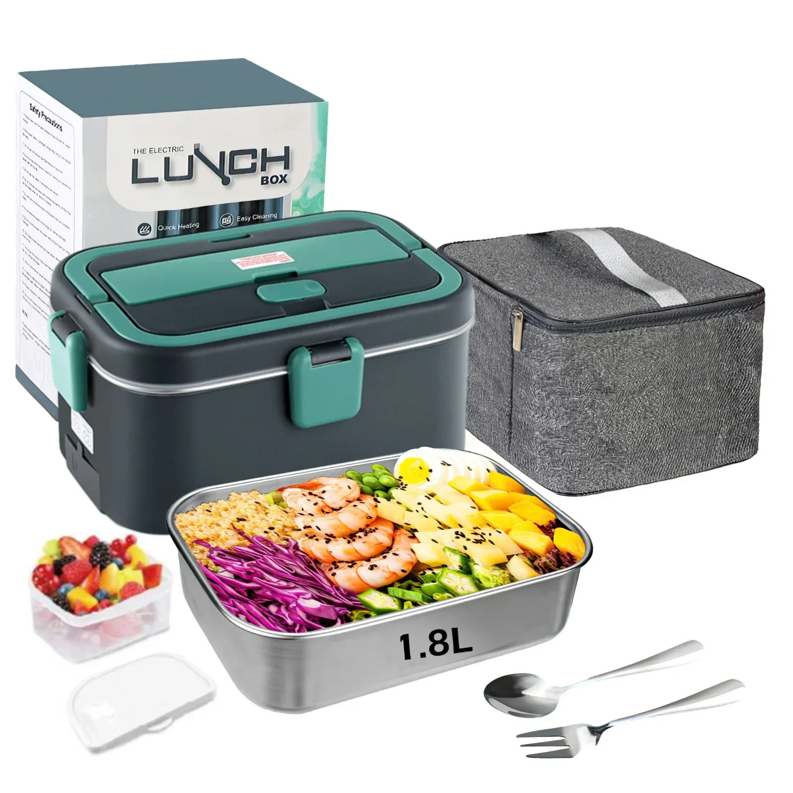 Electric Lunch Box Food Warmer - Food Storage Camping review and price