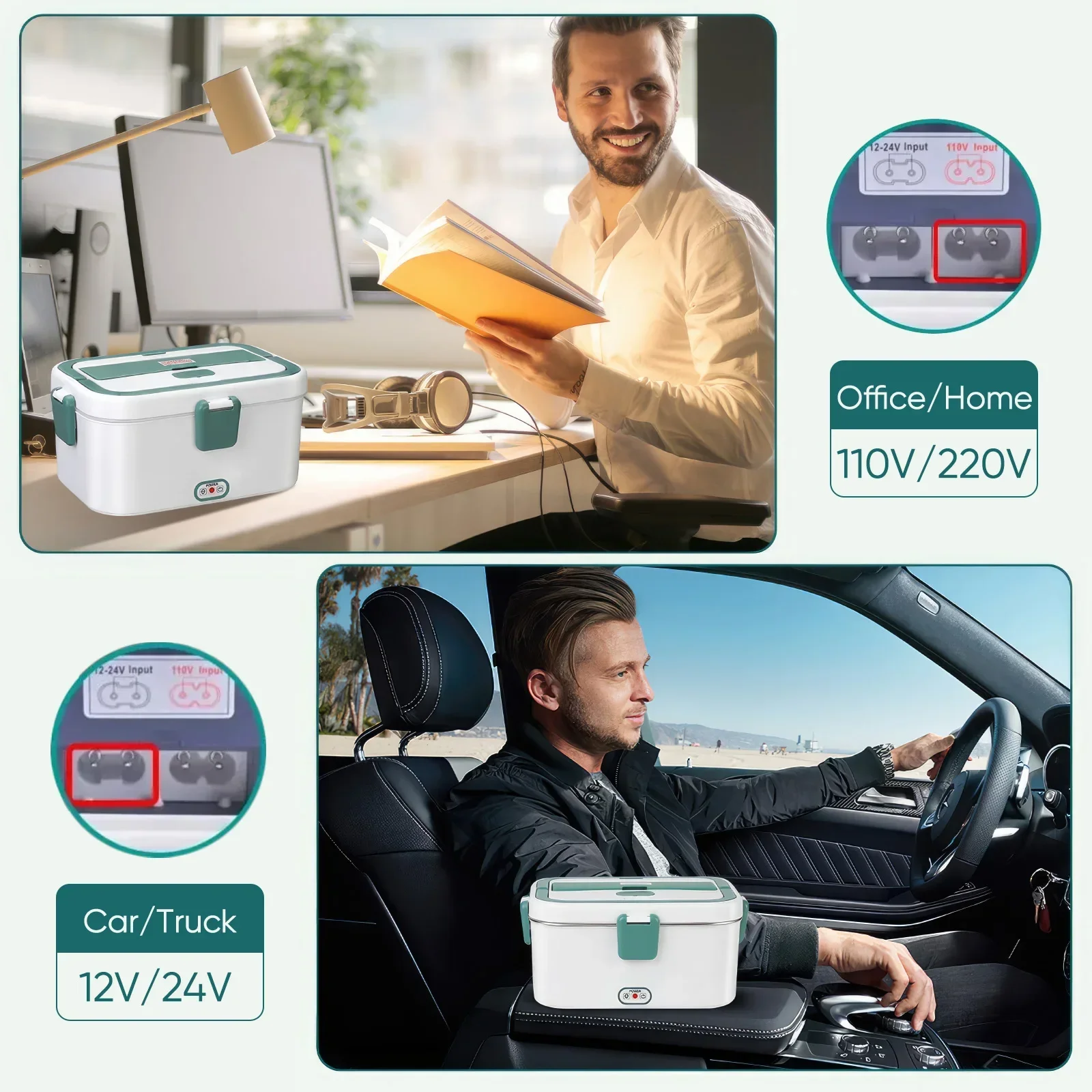 Electric Lunch Box Food Warmer - Food Storage Camping review and price