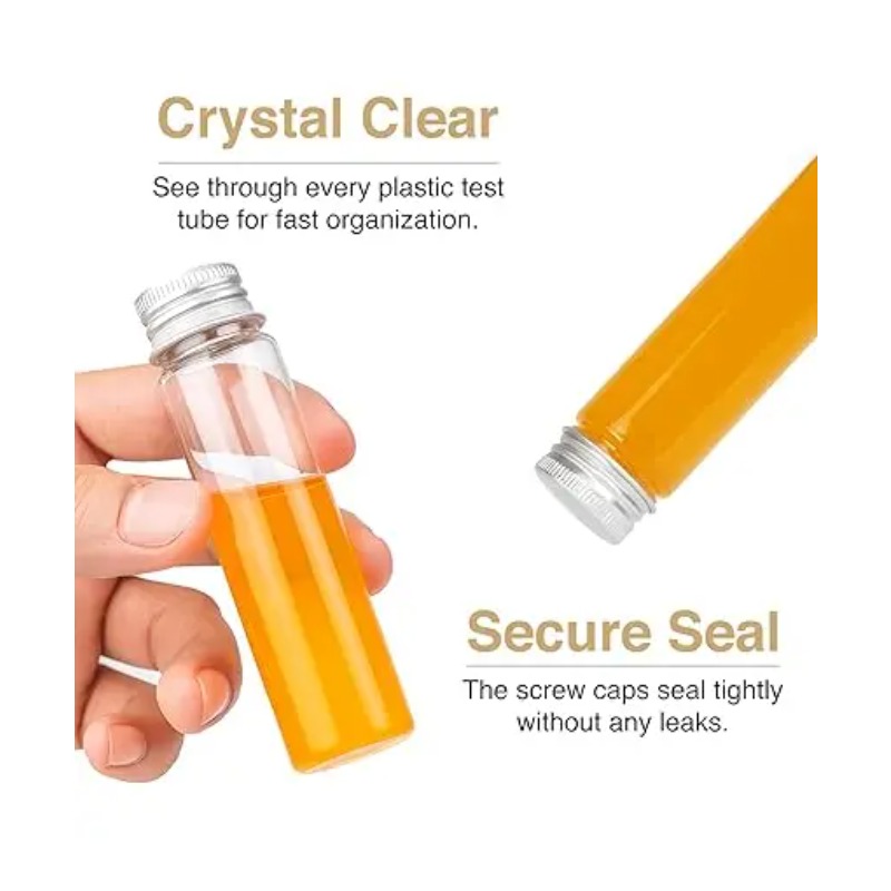 10pcs Plastic Test Tubes with  - Food Storage Youtube review and price