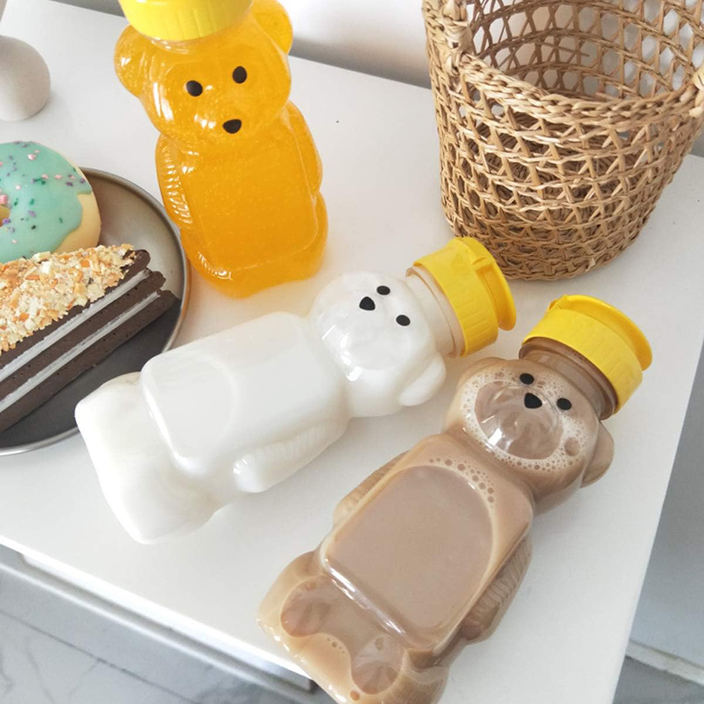 2PCS Plastic Bear Honey Bottle - Condiment Squeeze Bottle review and price