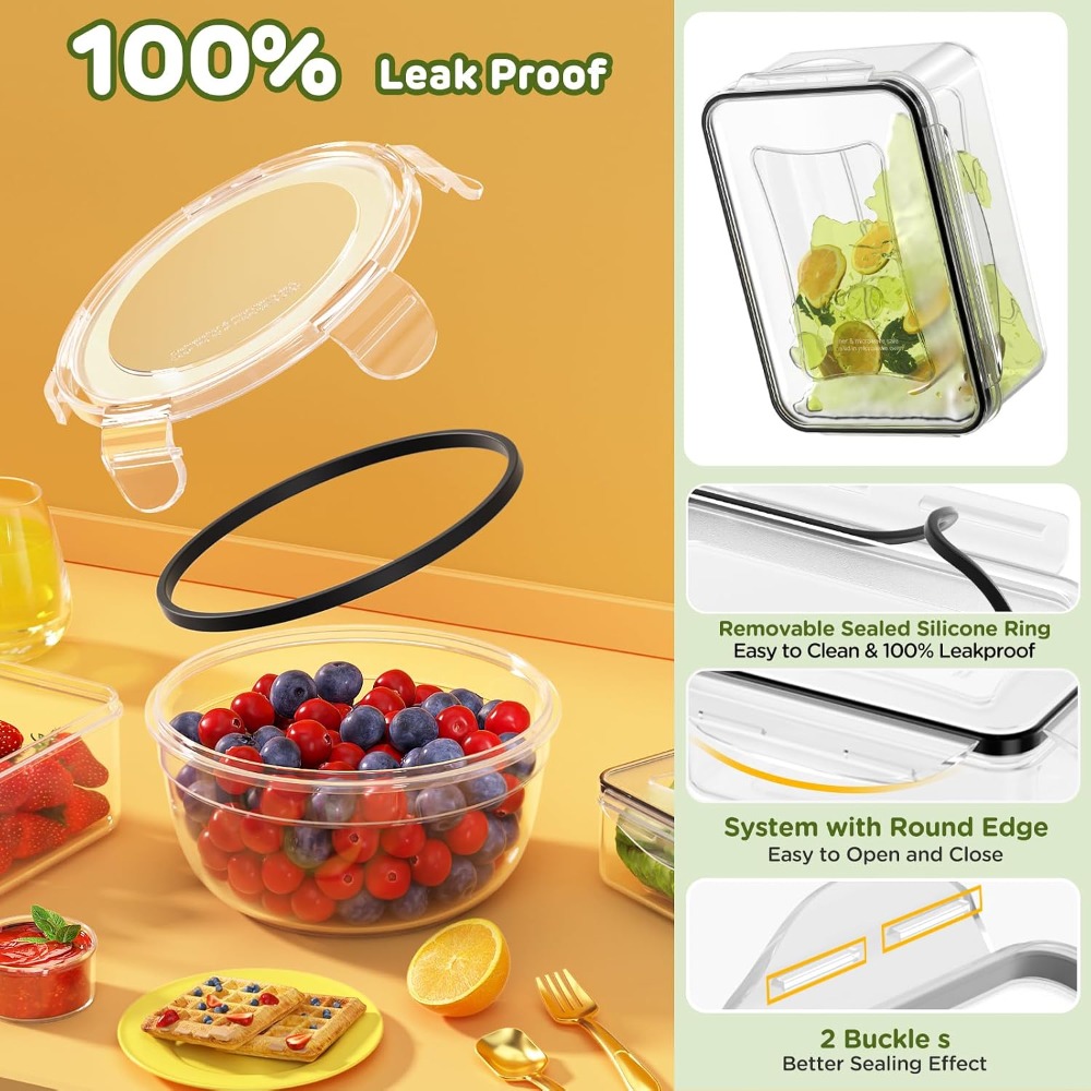 40-Piece Food Storage Containe - Food Storage Prep Containers review and price