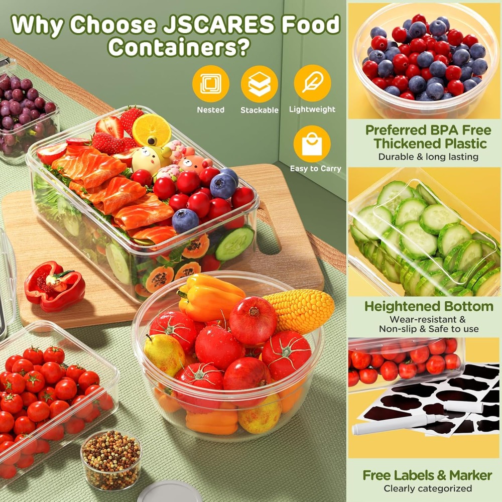 40-Piece Food Storage Containe - Food Storage Prep Containers review and price