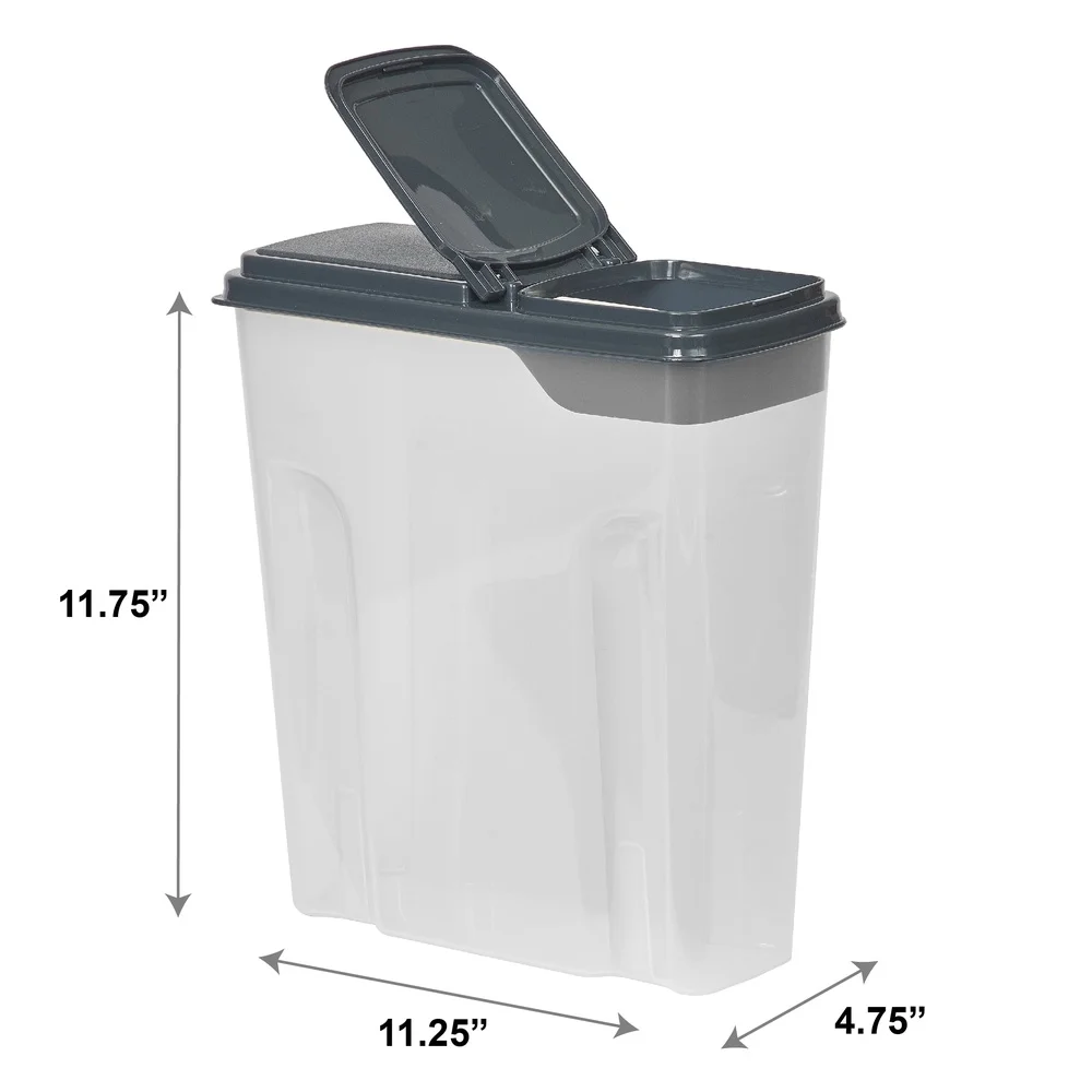 2-Pack Plastic Cereal Dispense - Food Storage Quart Containers review and price