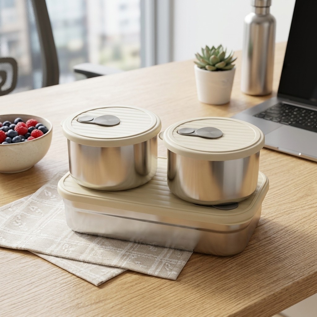 Microwave Safe 304 Stainless S - Food Storage Prep Containers review and price