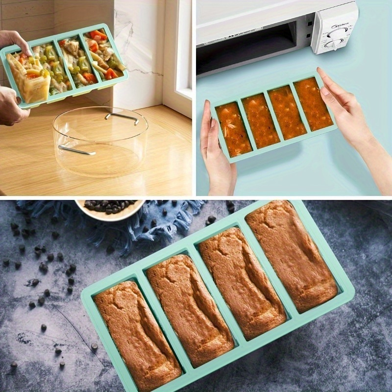 1pc Silicone Freezer Tray with - Food Storage Prep Containers review and price