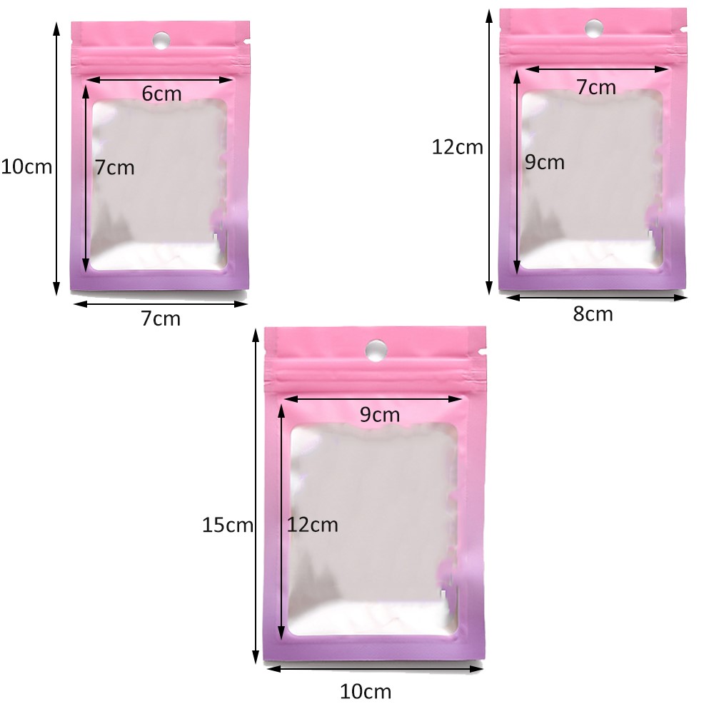 50pcs Gradient Bags Resealable - Food Storage In Mylar Bags review and price