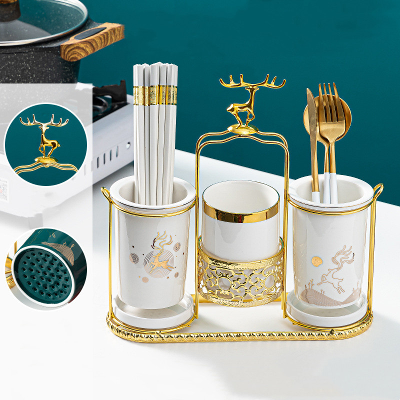 Gold Edged Ceramic Chopsticks  - Food Storage Youtube review and price