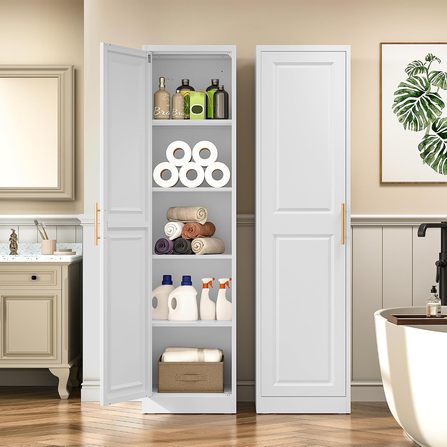 Tall Narrow Storage Cabinet Wi - Food Storage Box Large review and price