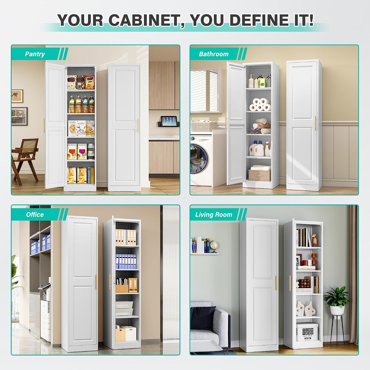 Tall Narrow Storage Cabinet Wi - Food Storage Box Large review and price