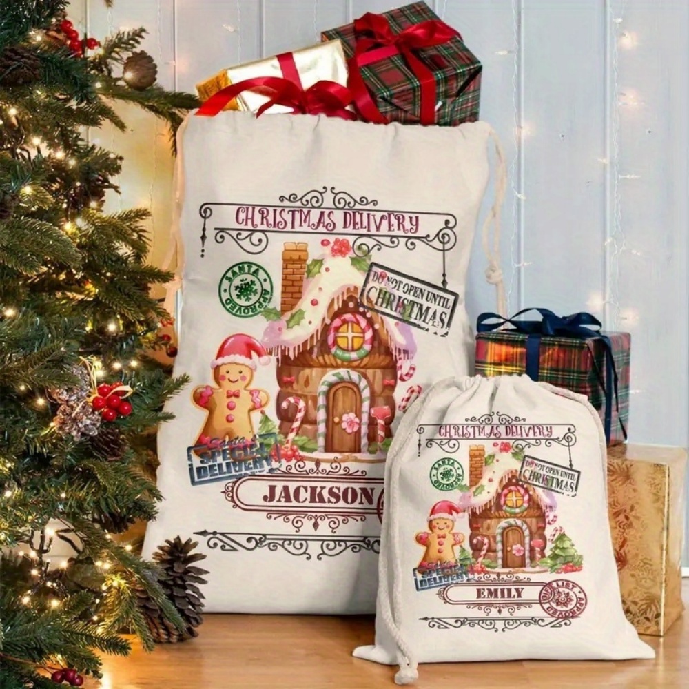 Custom Name Festive Gingerbrea - Food Storage Name review and price